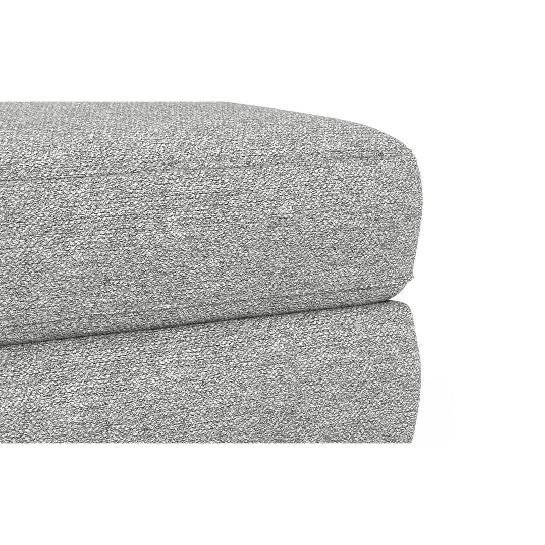 Morrison Ottoman in Woven-Blend Fabric Image 7