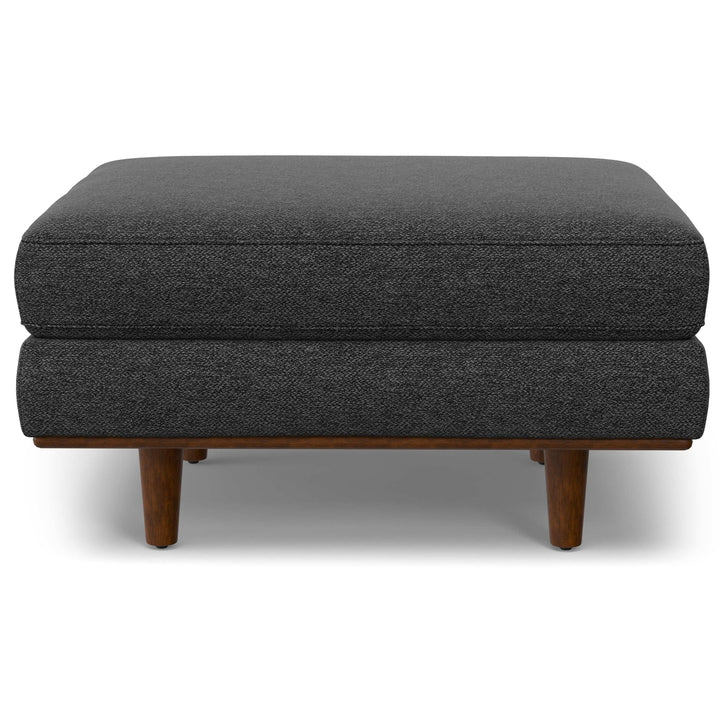 Morrison Ottoman in Woven-Blend Fabric Image 11