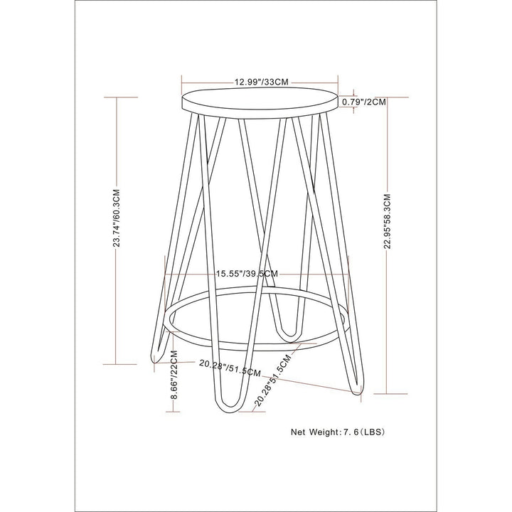 Simeon Counter Stool Image 8