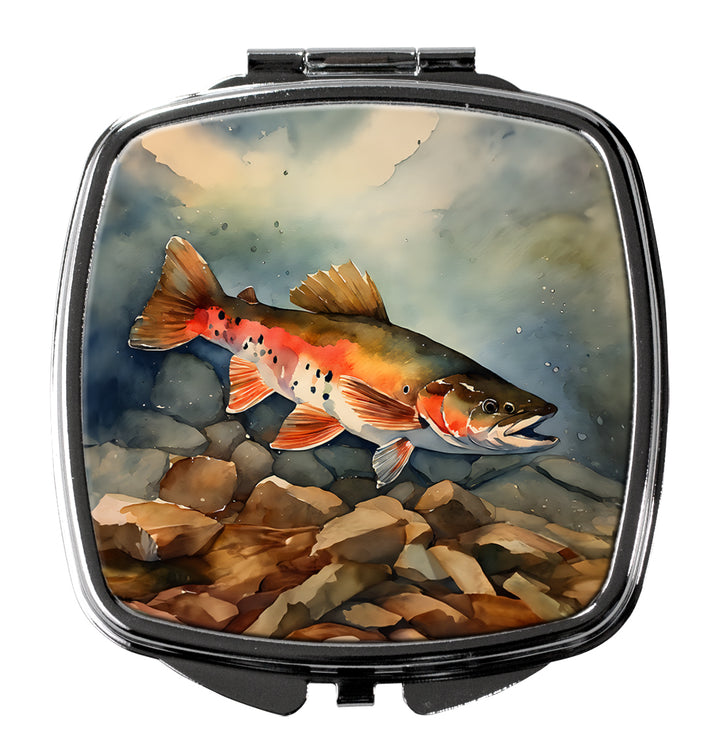Brook Trout Compact Mirror Image 1