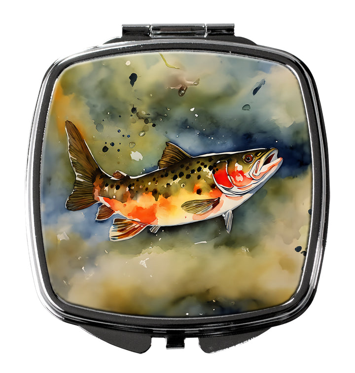 Brook Trout Compact Mirror Image 1