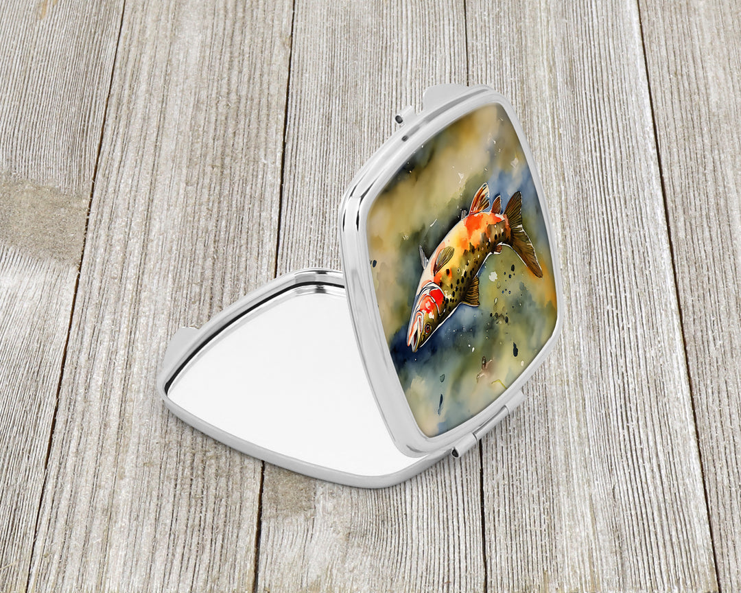 Brook Trout Compact Mirror Image 2