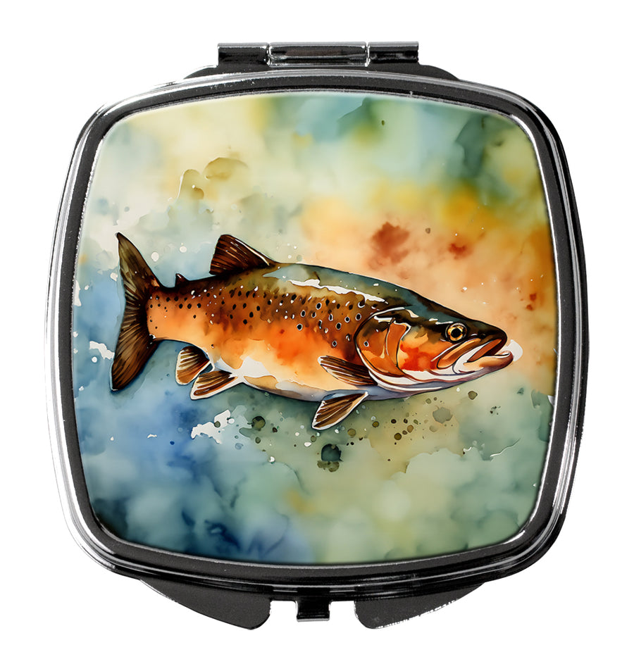 Brown Trout Compact Mirror Image 1