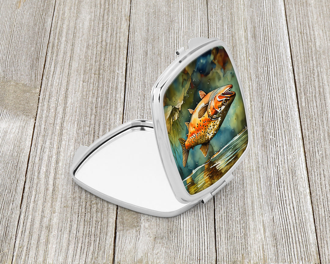 Brown Trout Compact Mirror Image 2