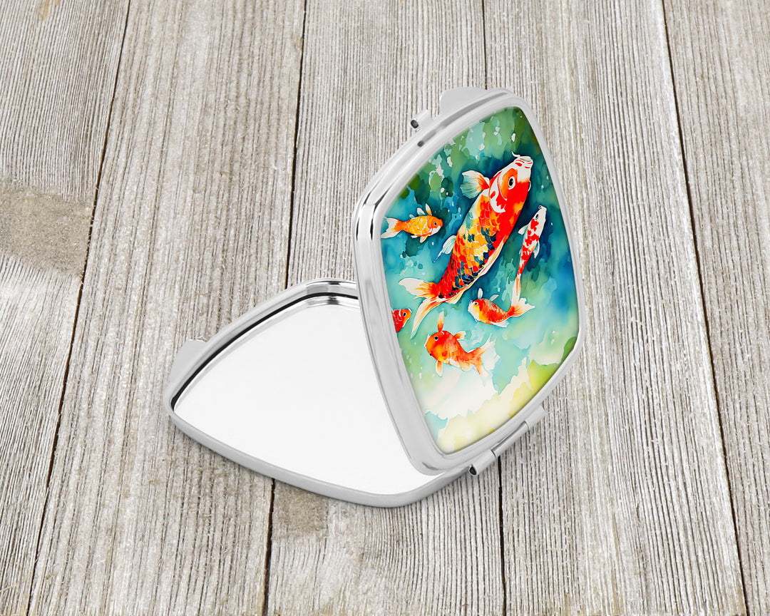 Koi Fish Compact Mirror Image 2