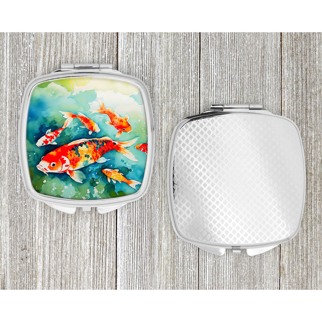 Koi Fish Compact Mirror Image 4