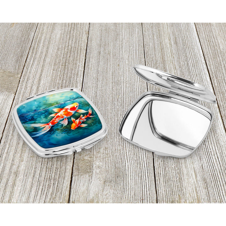 Koi Fish Compact Mirror Image 3