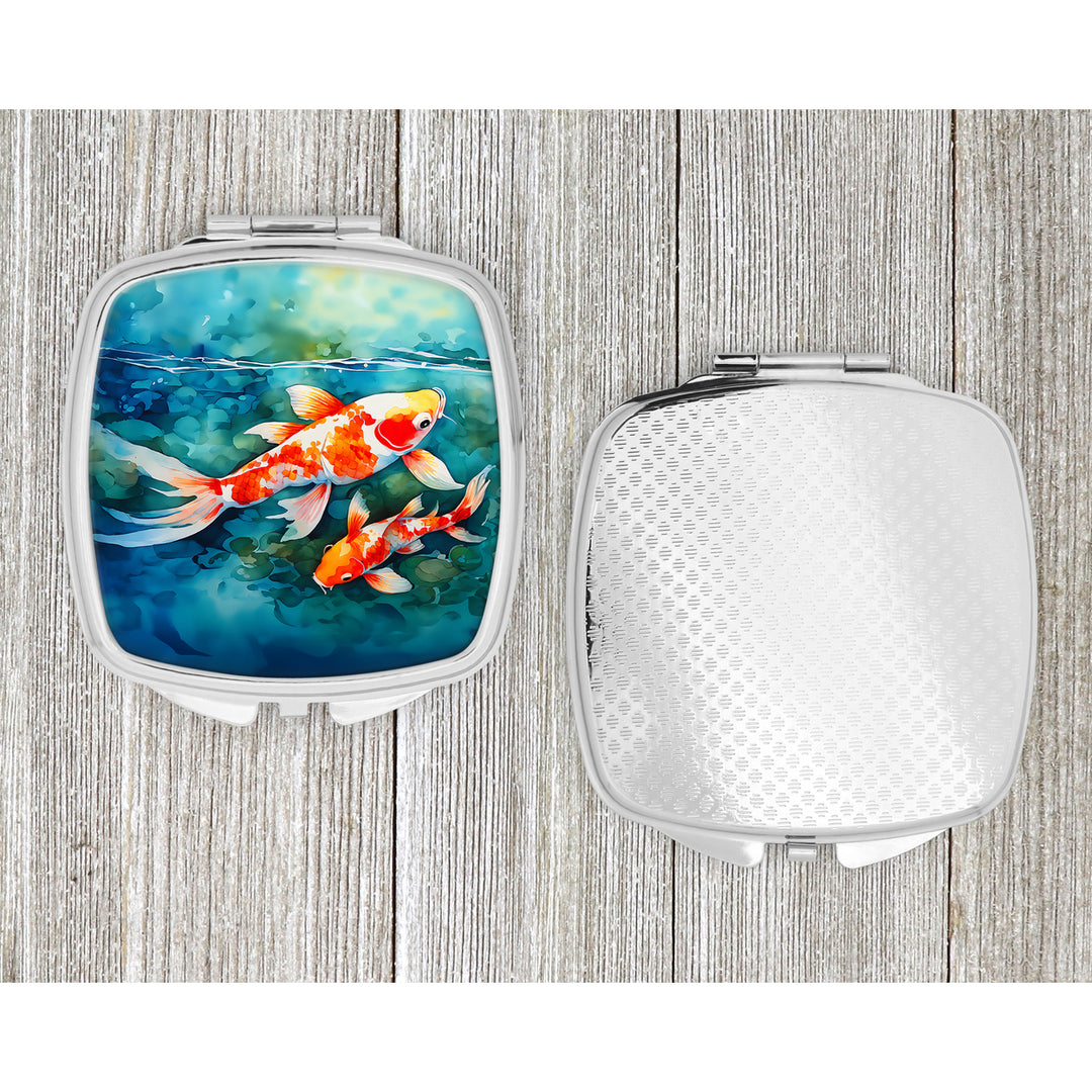 Koi Fish Compact Mirror Image 4