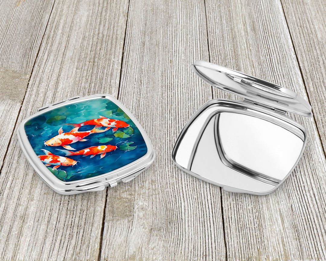 Koi Fish Compact Mirror Image 3