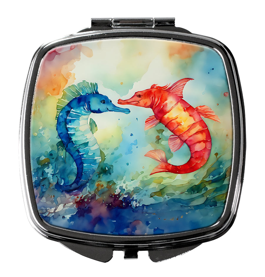 Seahorses Compact Mirror Image 1