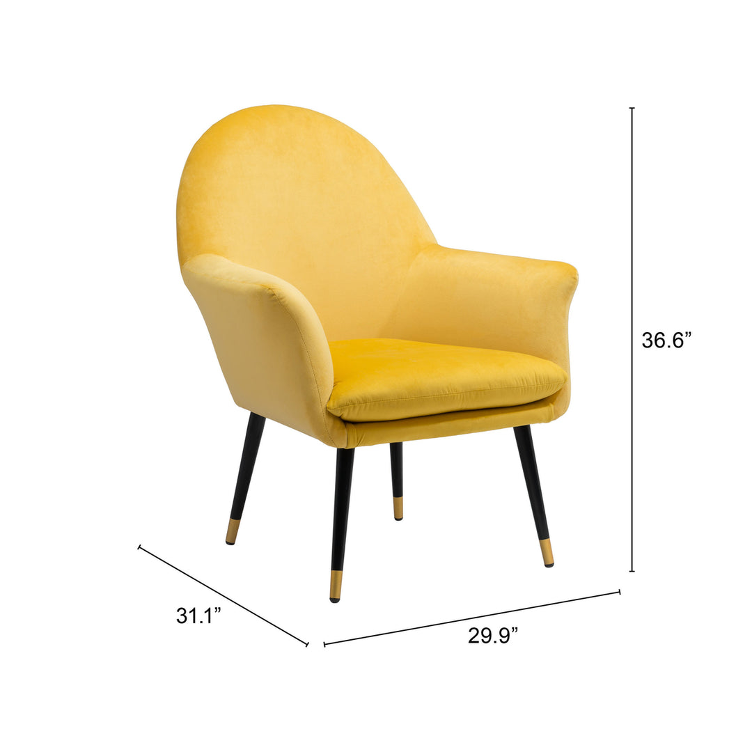 Alexandria Accent Chair Yellow Image 9