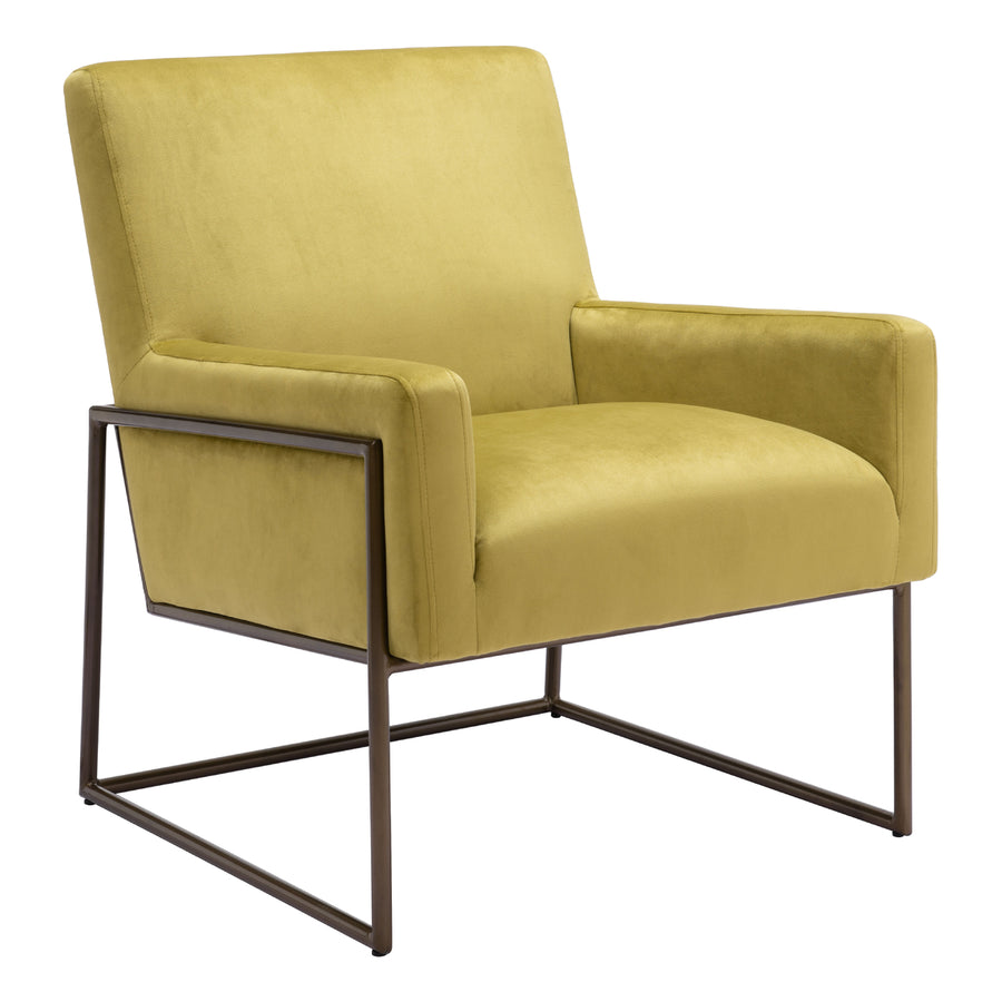 York Accent Chair Olive Green Image 1