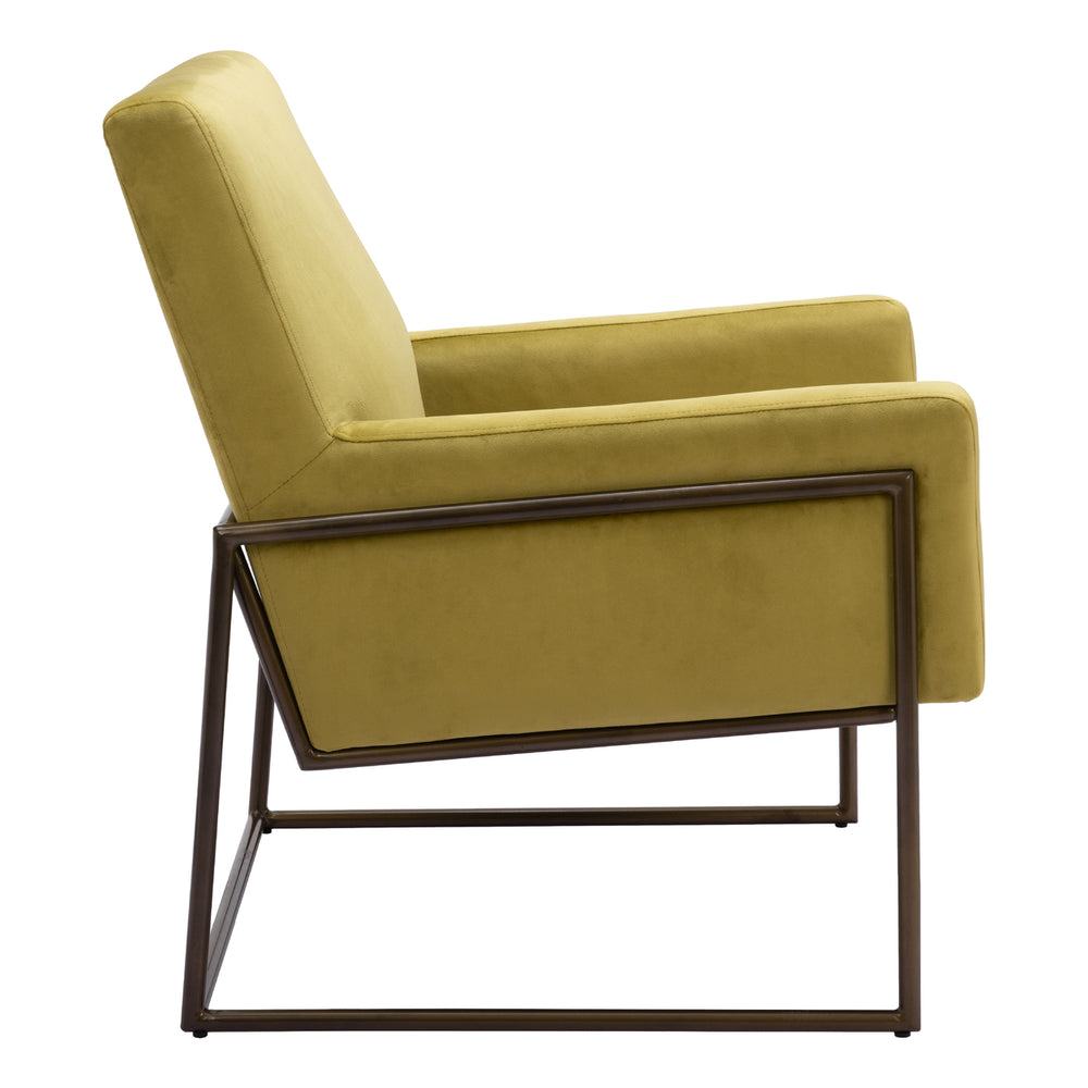 York Accent Chair Olive Green Image 2