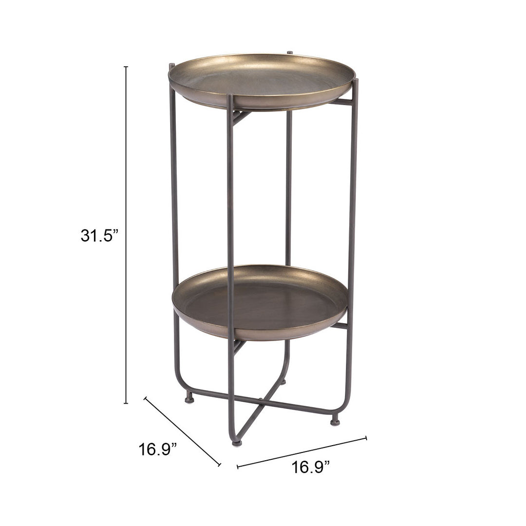 Bronson Accent Table Bronze Image 8