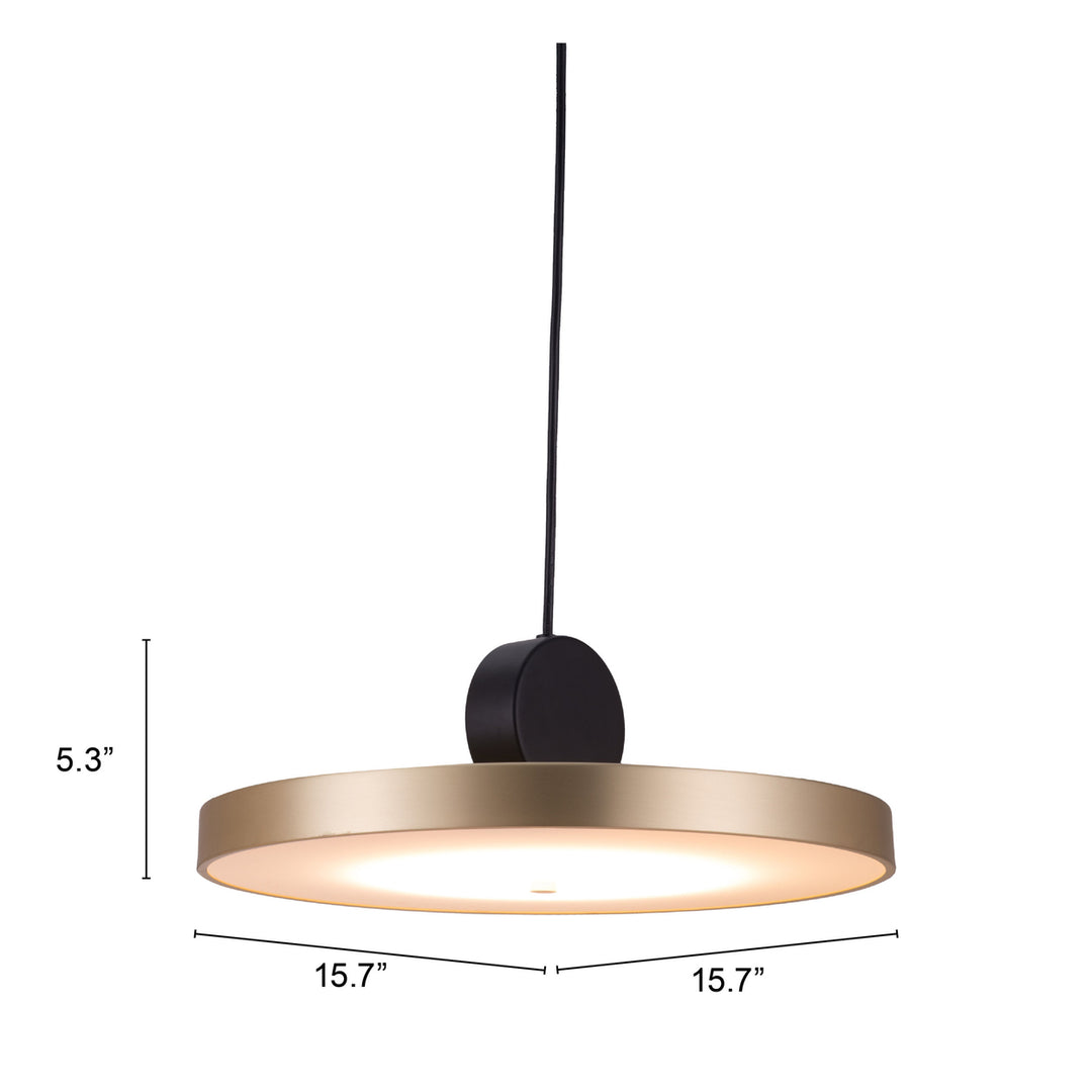 Mozu Ceiling Lamp Gold Black Modern LED Light Fixture for Home Commercial Space Image 9