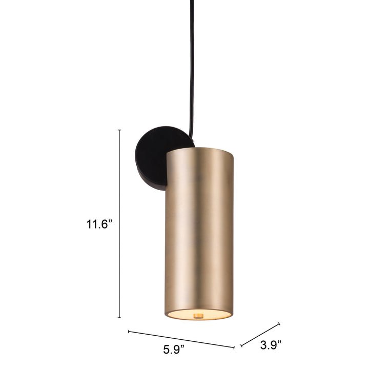 Martiza Ceiling Lamp Gold and Black Image 9