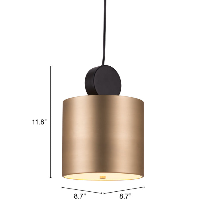 Myson Ceiling Lamp Gold and Black Image 9