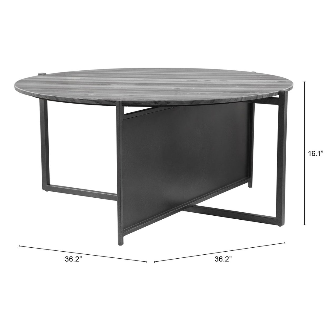 Mcbride Coffee Table Gray and Black Image 10