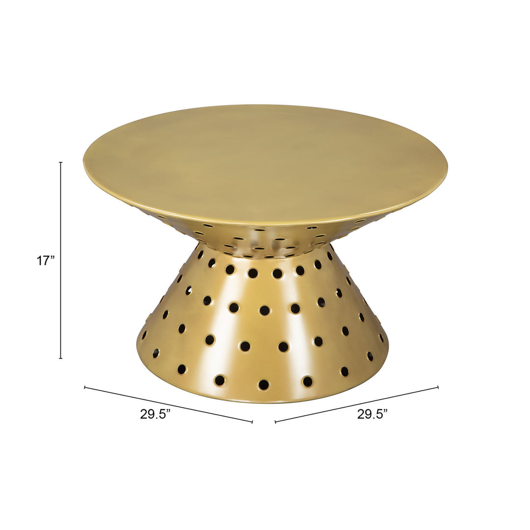 Electron Coffee Table Gold Image 8