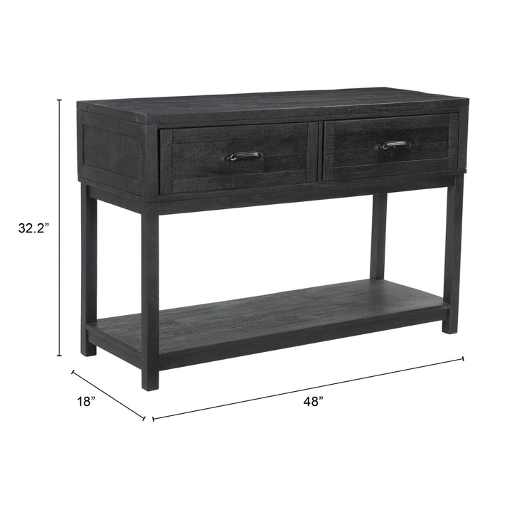 Surat Console Table Black Image 7