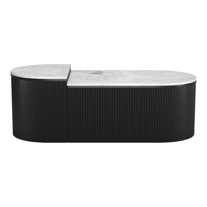 Ormara Coffee Table Set (2-Piece) White and Black Image 5