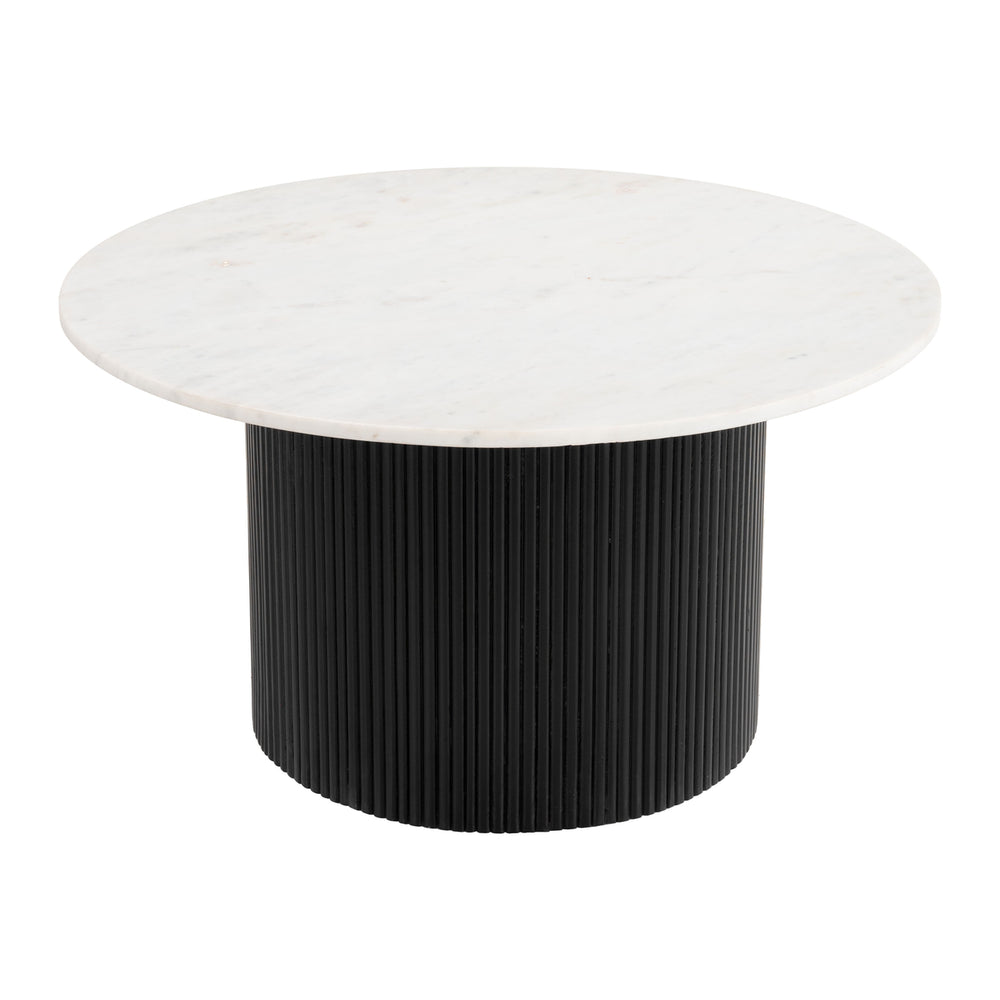 Izola Coffee Table White and Black Image 2