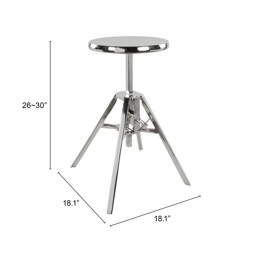 Mercy Counter Stool Silver Image 10
