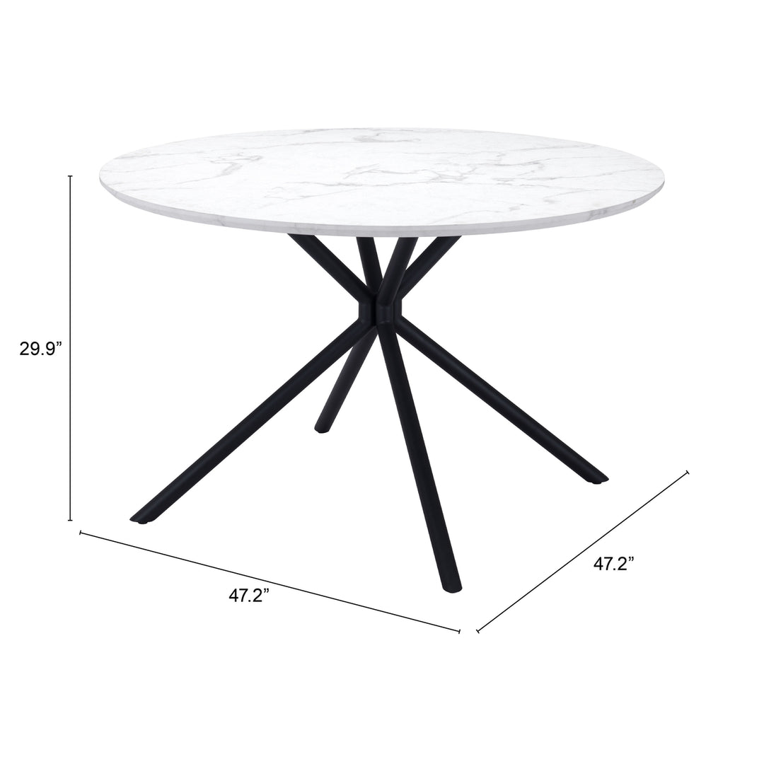 Amiens Dining Table White Image 11