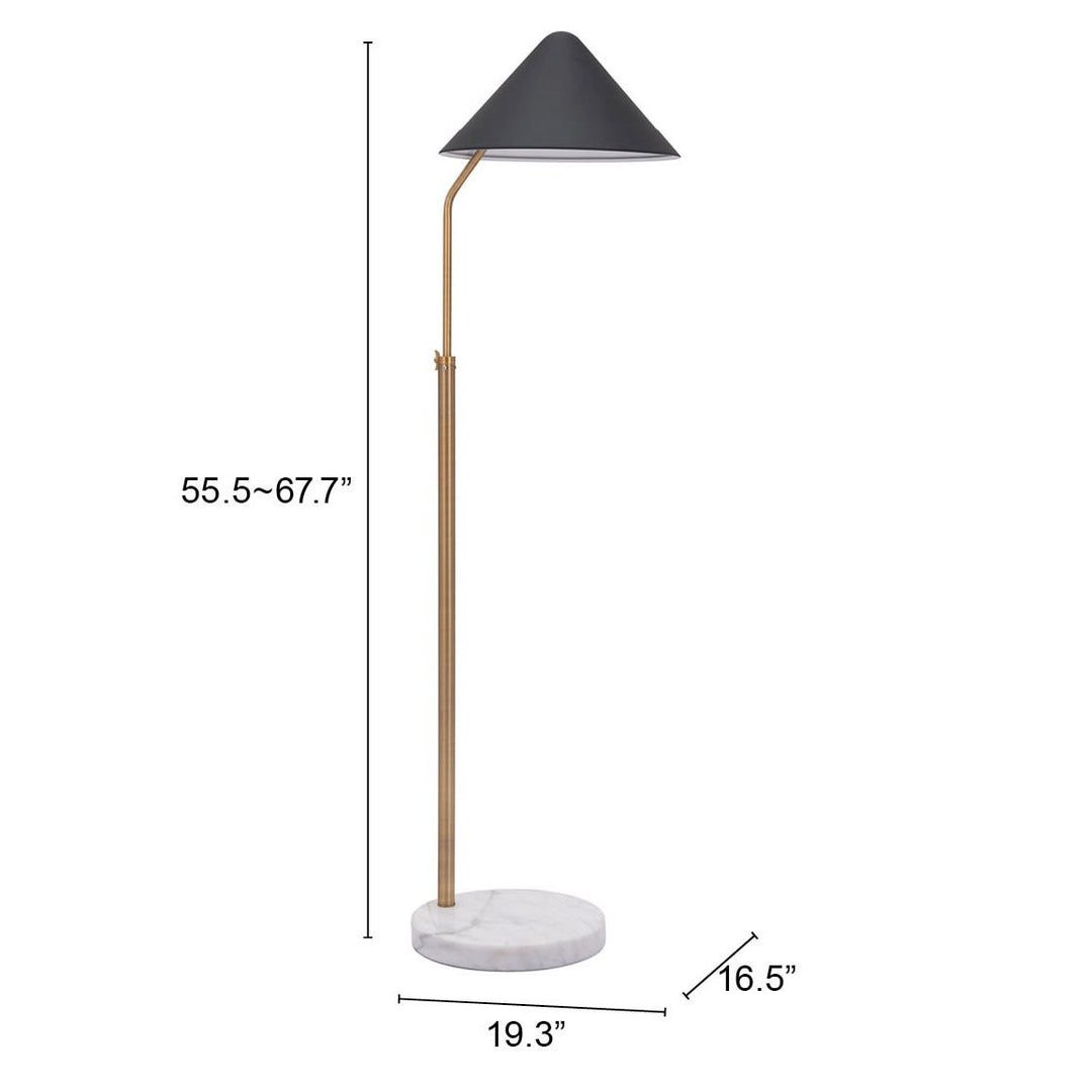 Pike Floor Lamp Black and White Image 6