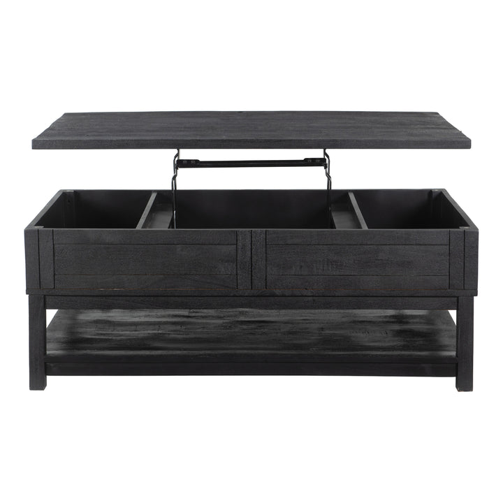 Surat Lift Top Coffee Table Black Image 7