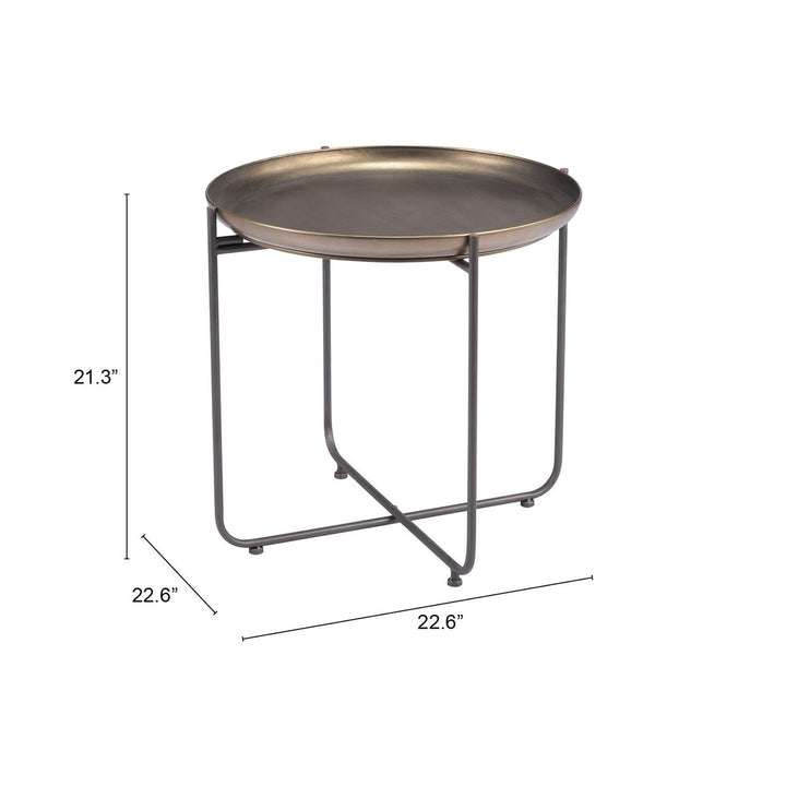 Bronson Side Table Bronze Image 8