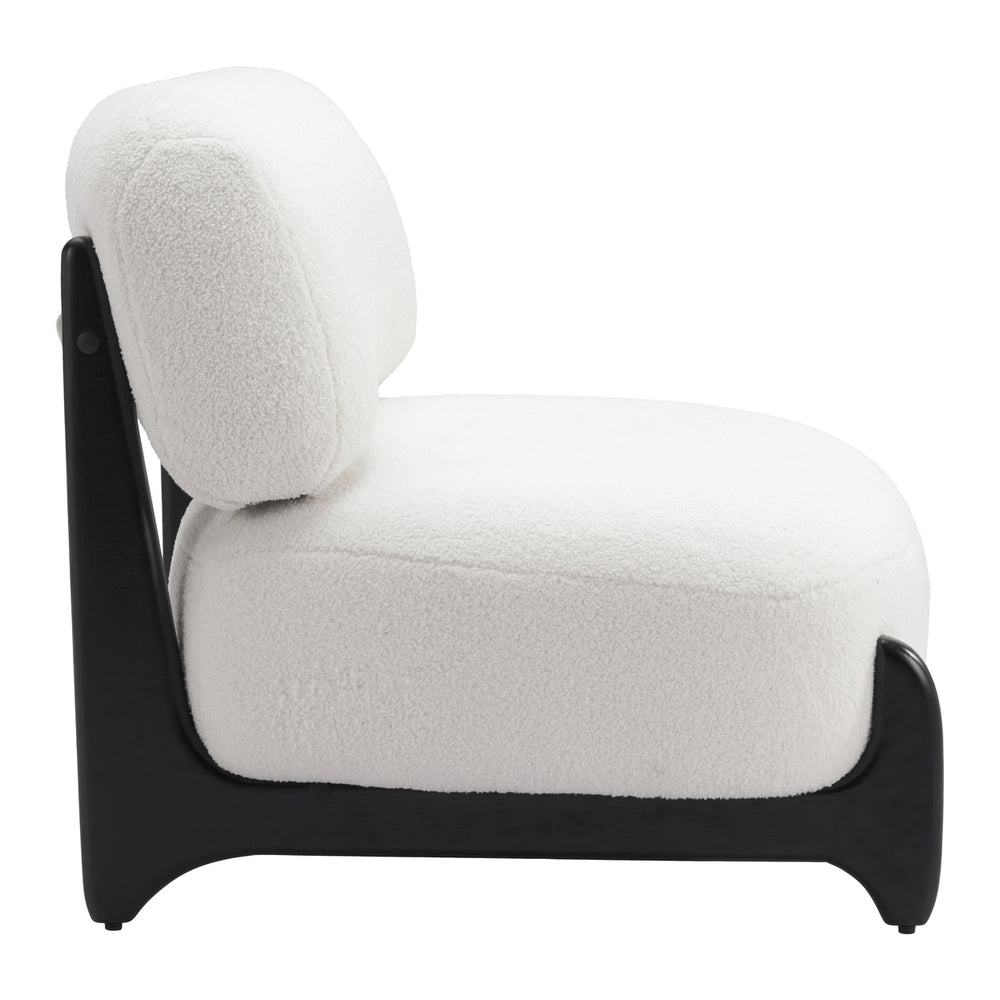 Bombo Accent Chair White Image 2