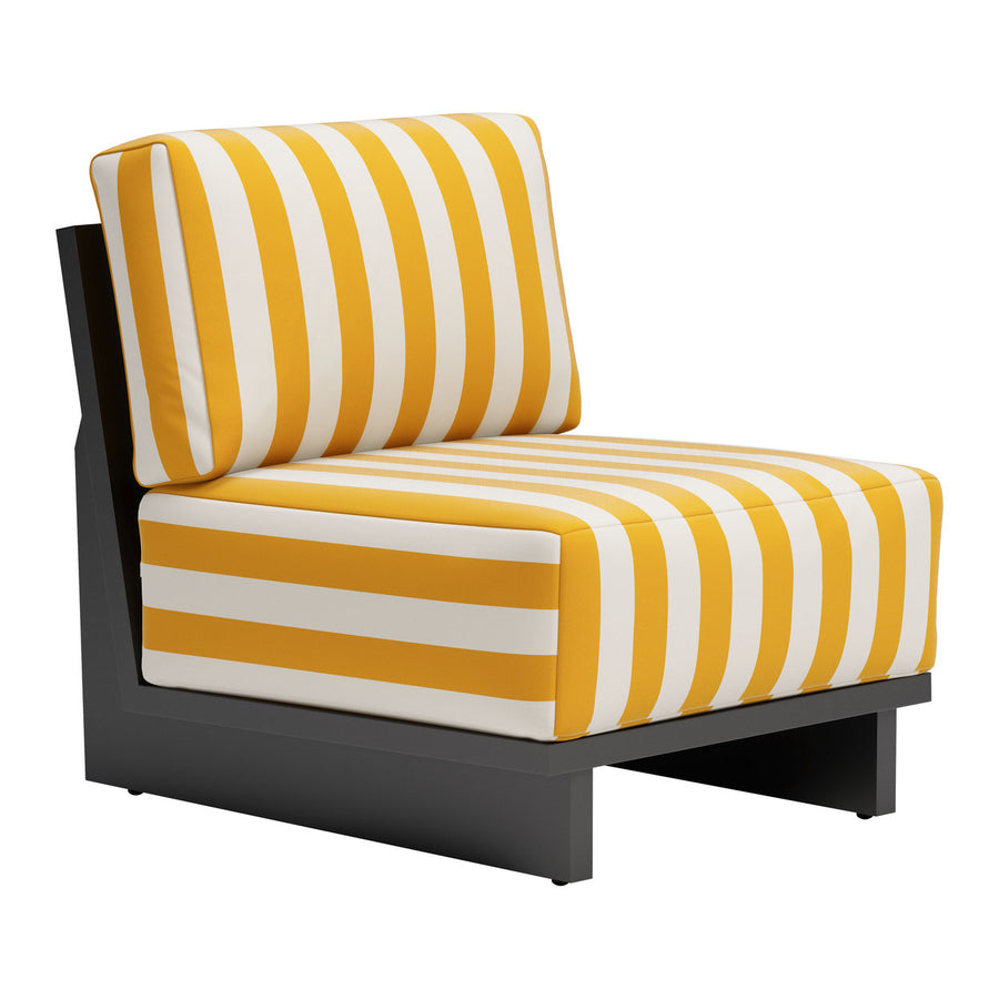 Shoreline Accent Chair Yellow Contemporary Design Versatile Home Furniture Image 1