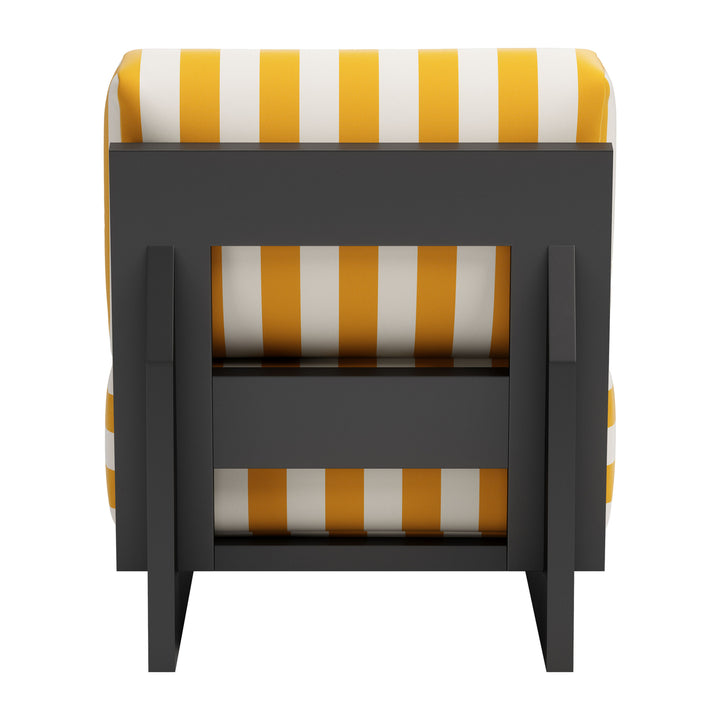 Shoreline Accent Chair Yellow Contemporary Design Versatile Home Furniture Image 4