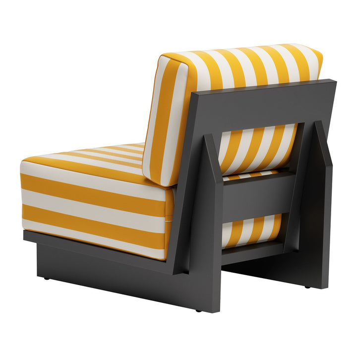 Shoreline Accent Chair Yellow Contemporary Design Versatile Home Furniture Image 5