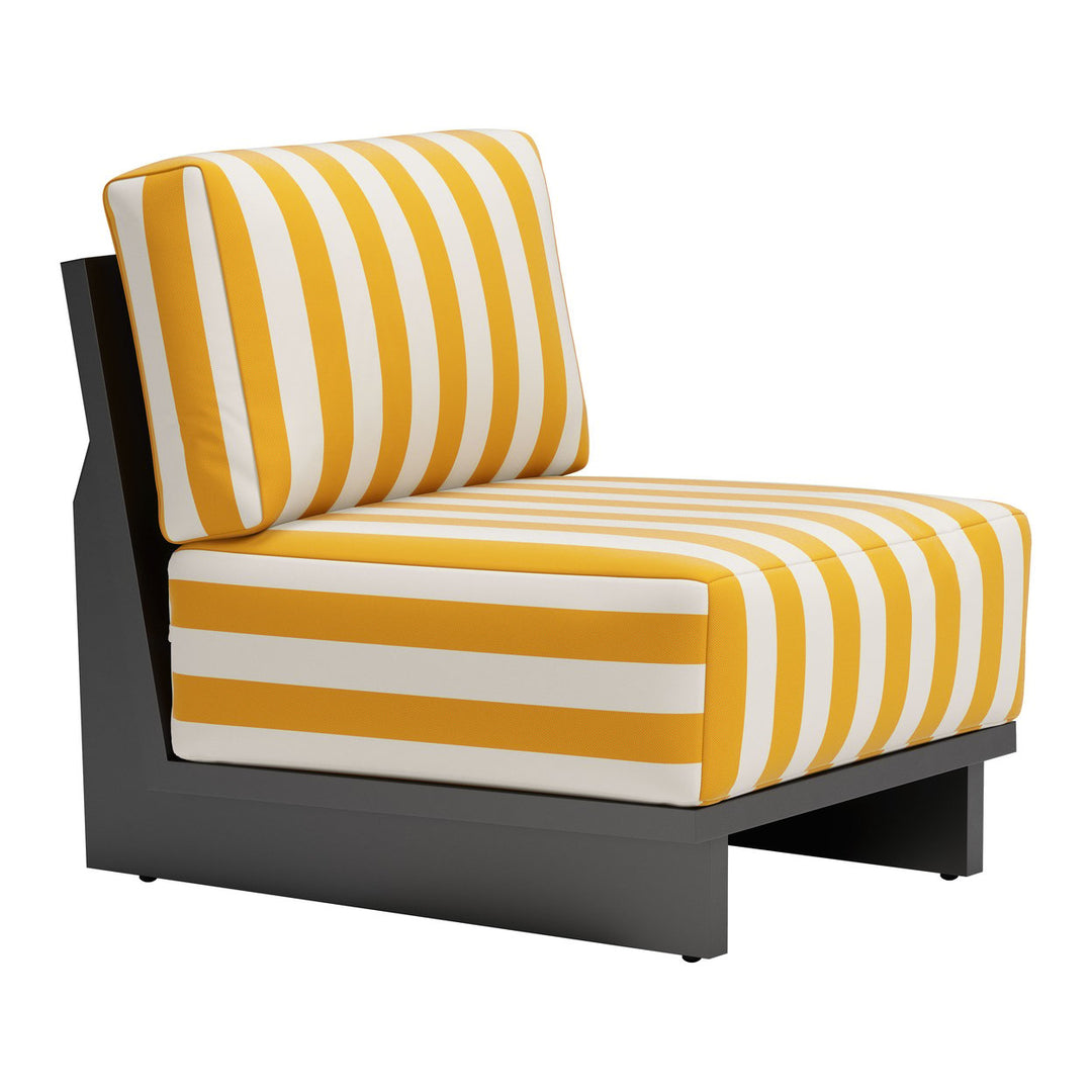 Shoreline Accent Chair Yellow Contemporary Design Versatile Home Furniture Image 6