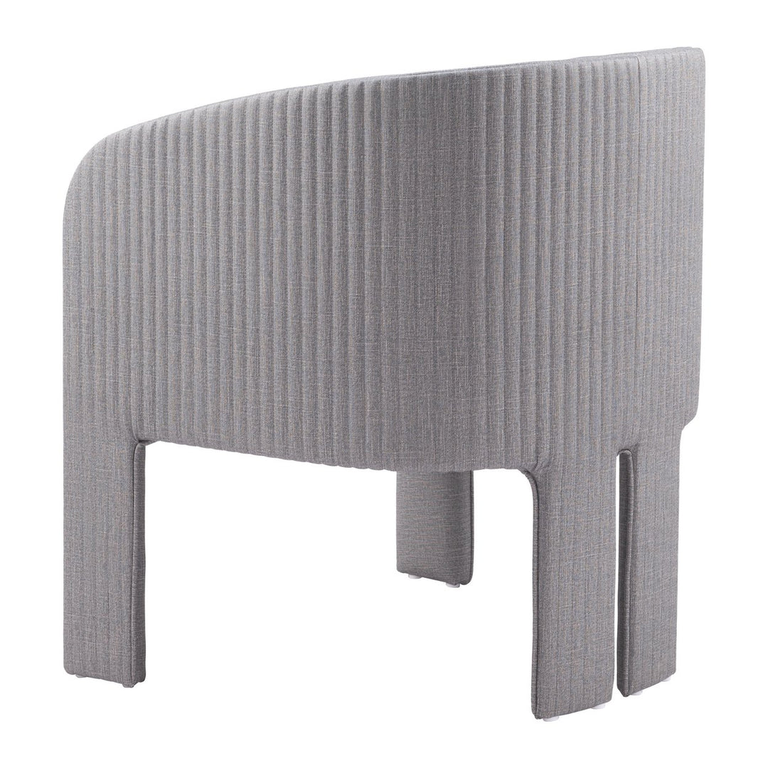 Hull Accent Chair Slate Gray Durable Fabric Modern Design Living Room Furniture Image 5