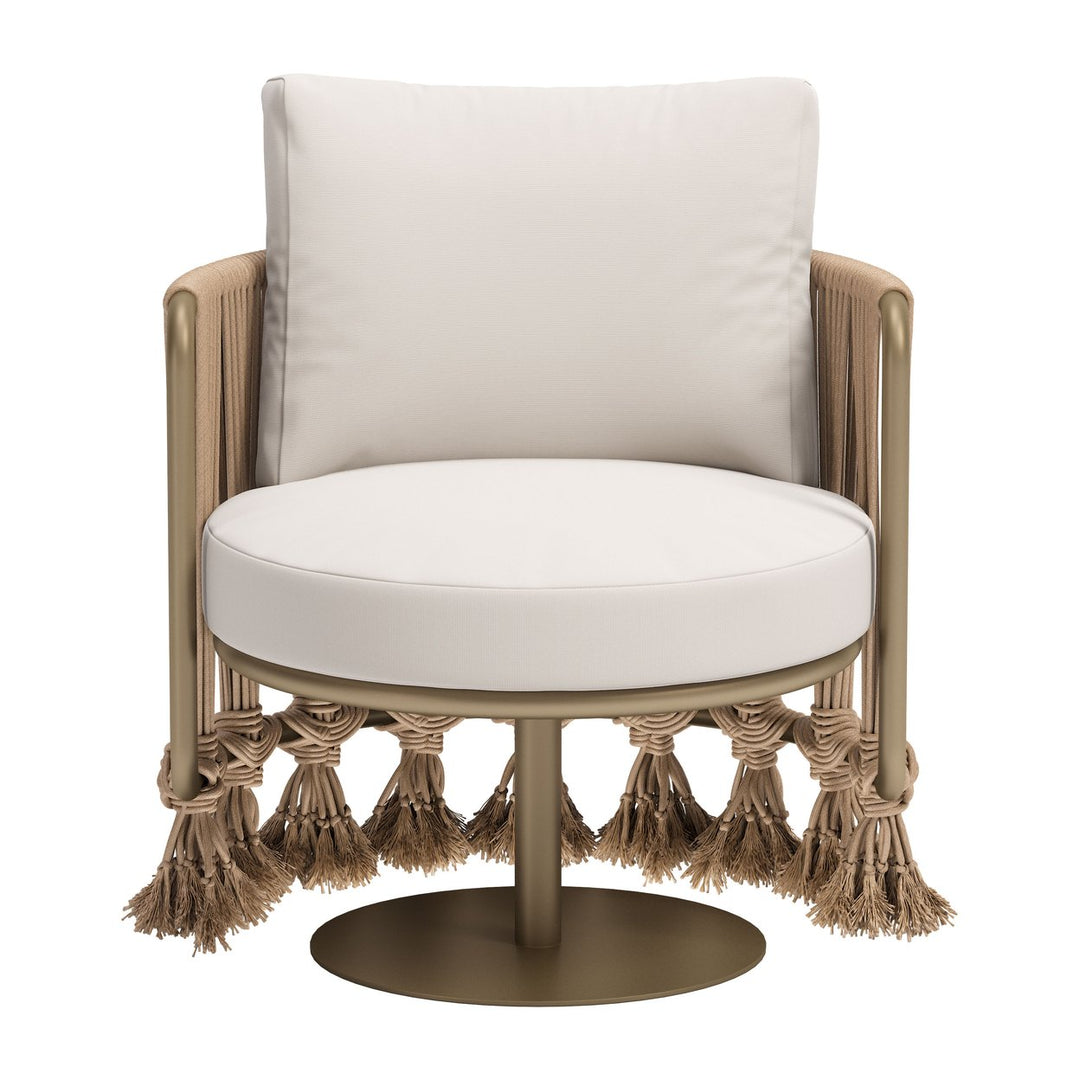Uzel Accent Chair White Image 3