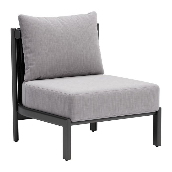 Horizon Accent Chair Gray Contemporary Design Living Room Bedroom Seating Image 1