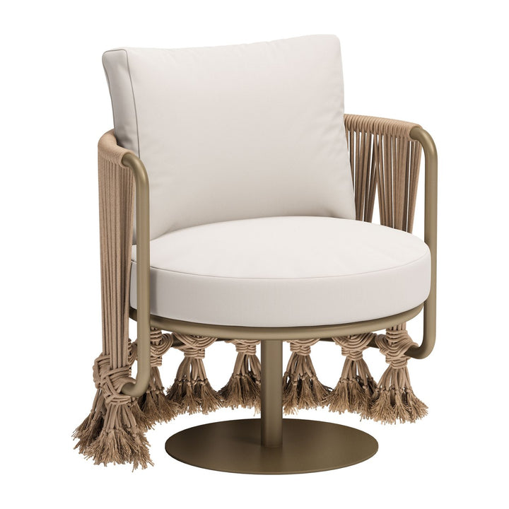 Uzel Accent Chair White Image 6