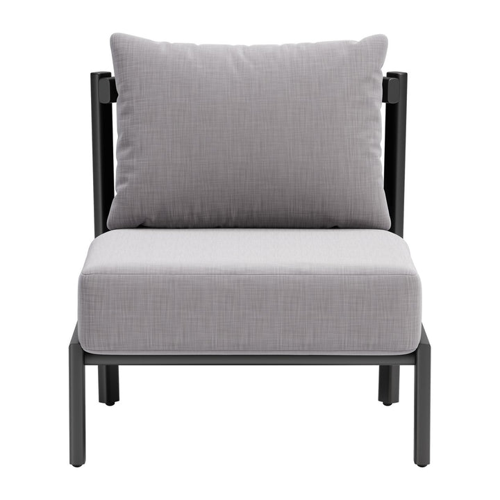 Horizon Accent Chair Gray Contemporary Design Living Room Bedroom Seating Image 3