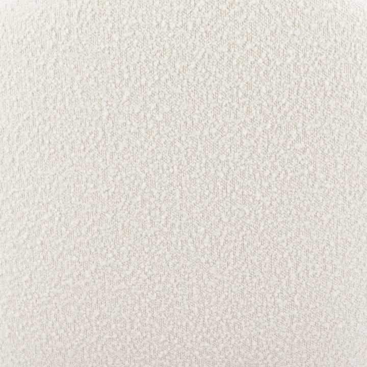 Lopta Accent Chair White Modern Plywood Glamour Shearling Fabric Comfortable Image 7