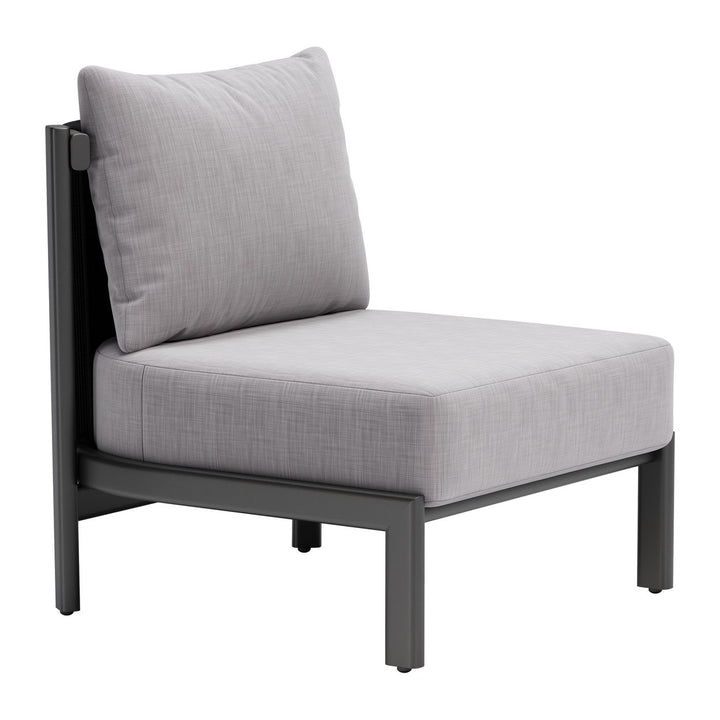 Horizon Accent Chair Gray Contemporary Design Living Room Bedroom Seating Image 6