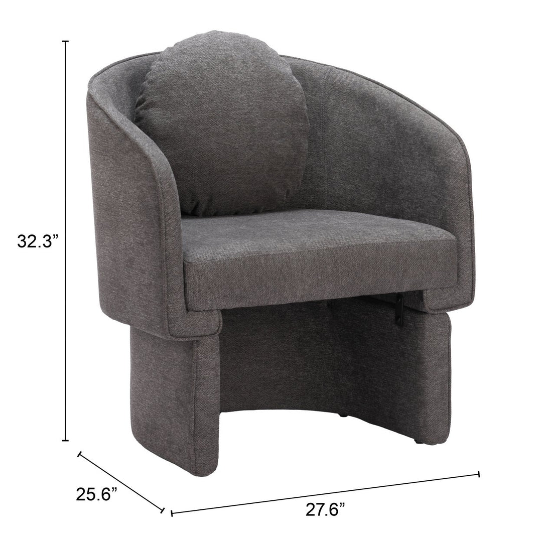 Olya Accent Chair Truffle Gray Image 8