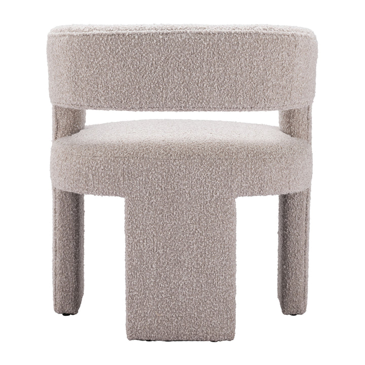 Java Accent Chair Sandy Beige Modern Upholstered Lounge Chair Home Living Decor Image 4