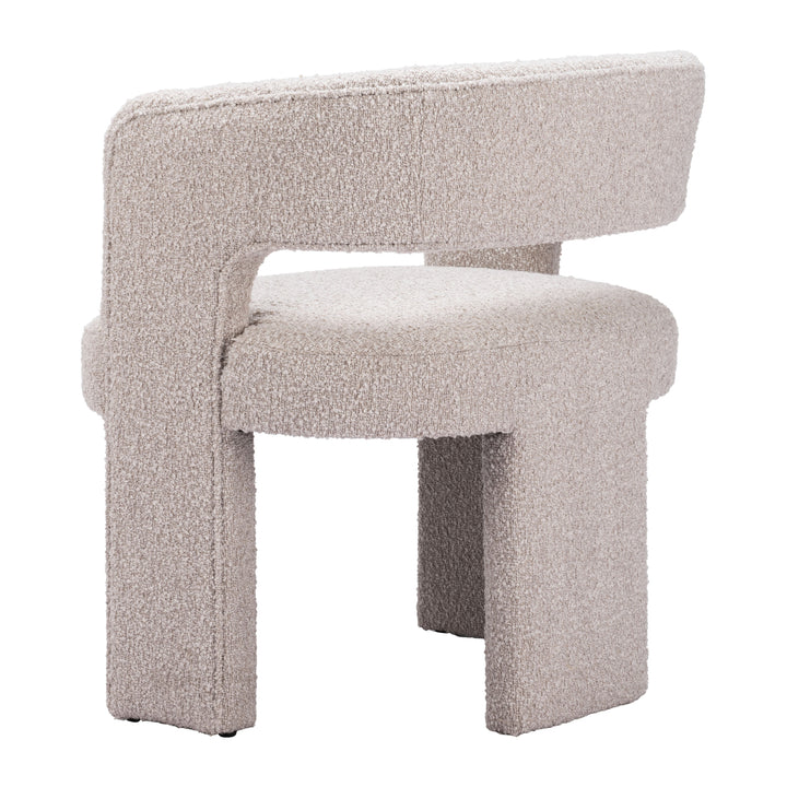 Java Accent Chair Sandy Beige Modern Upholstered Lounge Chair Home Living Decor Image 5