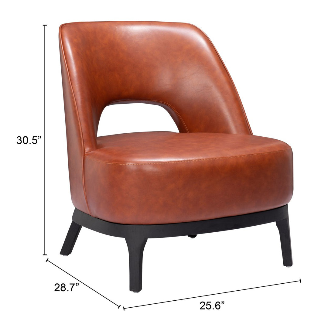 Mistley Accent Chair Brown Image 8