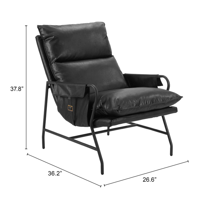 Halaus Accent Chair Black Image 9