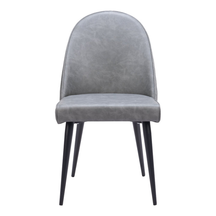 Silloth Armless Dining Chair (Set of 2) Gray Image 3