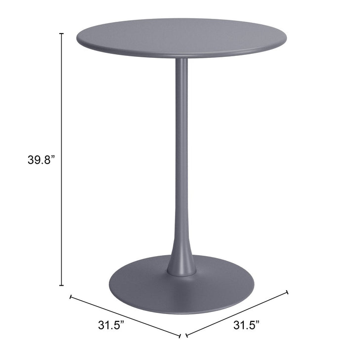 Soleil Bar Table Gray Image 7